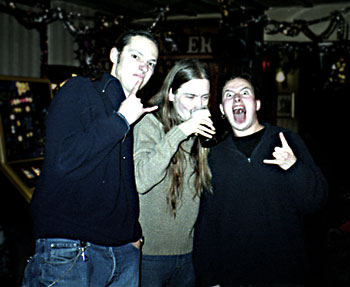 Carsten, Danny and Bill Steer of Carcass 